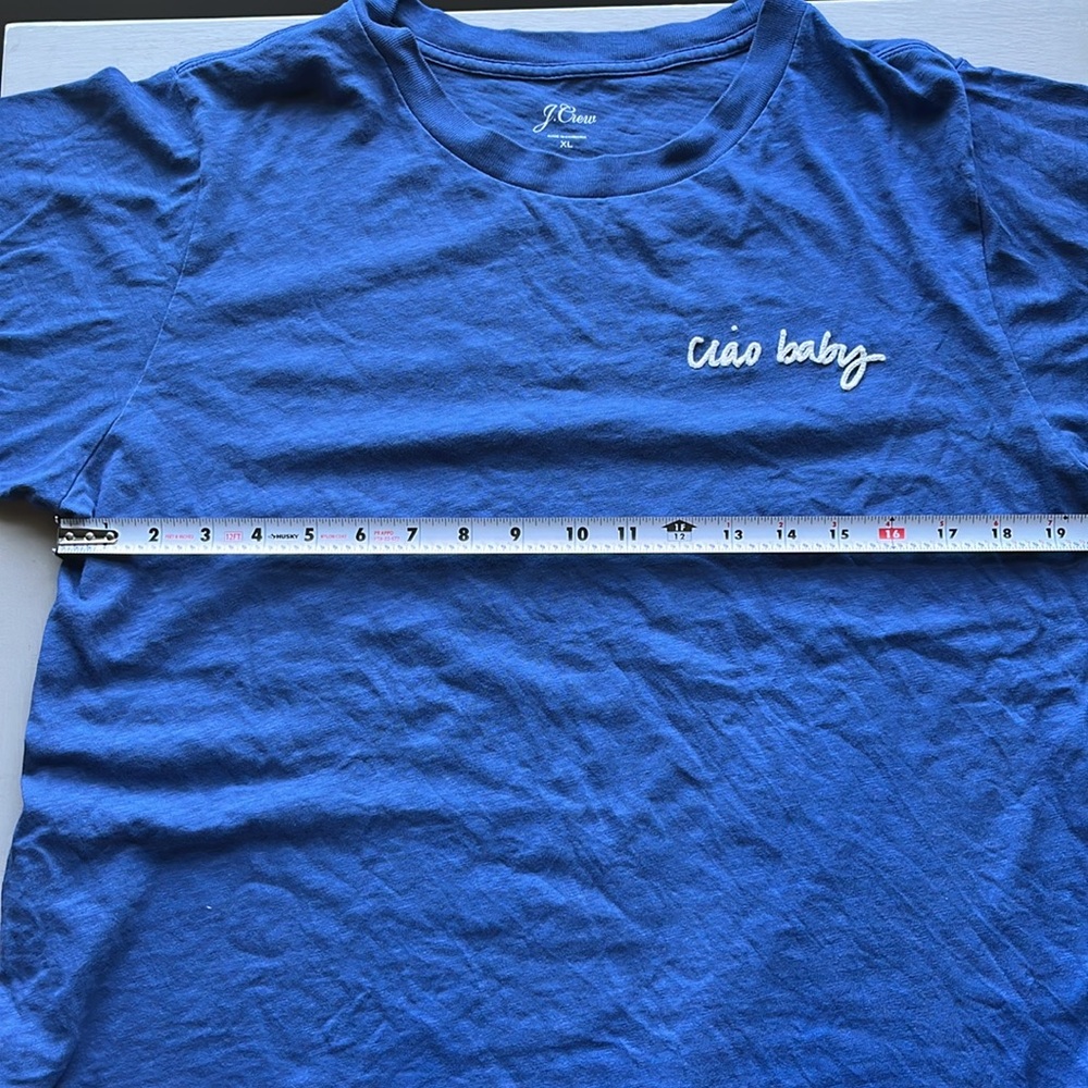 J.Crew “Ciao Baby” tee style AG839 Size XL EUC - Picture 6 of 8